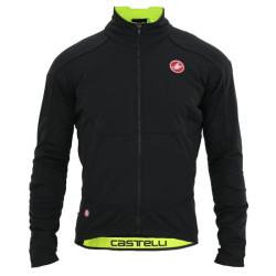 CASTELLI PASSO GIAU JACKET BLACK/YELLOW FLUO XL