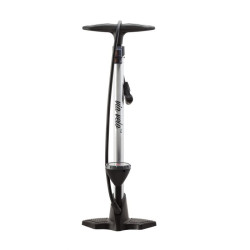 Pump Floor HP Alloy 160Psi W/ Guage Polished 5-In-1 Patented Pump Head Via Velo Brand