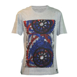 THE BIG RING S/S CASUAL T-SHIRT CASSETTE Mens