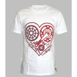 THE BIG RING S/S CASUAL T-SHIRT HEART CHAIN Mens