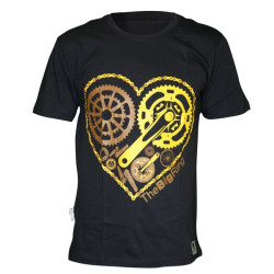 THE BIG RING S/S CASUAL T-SHIRT HEART CHAIN Mens