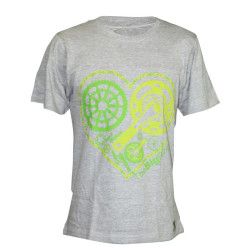 THE BIG RING S/S CASUAL T-SHIRT HEART CHAIN Mens