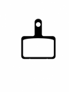 ASHIMA - Disc Brake Pads - Organic - For Shimano Deore Br