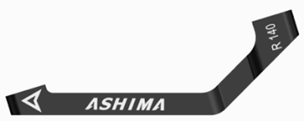 ASHIMA - Rotor Adaptor - Front: Od - 140mm - Transforms Post Mount (Pm) Caliper Into Flat Mount (Fm) Fork