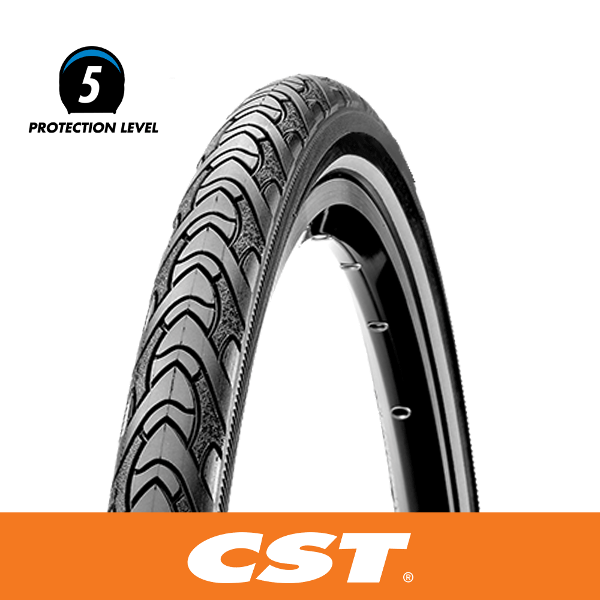 CST - Tyre C177 - Hybrid Classic Otis - Puncture Resistant 3mm Kevlar Layer W/Ref Strip