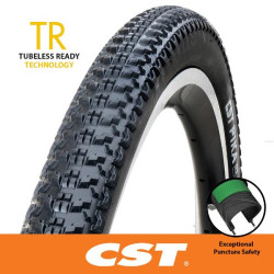 CST - Tyre C1894 - 700 x 38 - Gravel Pika - Folding EPS Tubeless Ready TR- 60 TPI - Dual Compound - Black