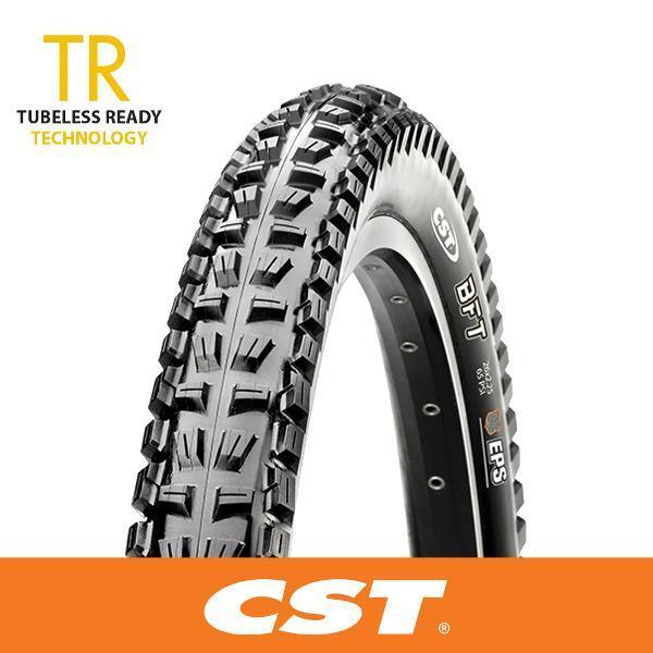 CST BFT C1752 - 29 x 2.25 - Folding EPS Tubeless Ready - 60 TPI - Dual Compound - Black