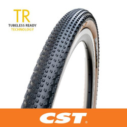 CST CONVOY C3017N - 700 x 38 - Folding EPS Tubeless Ready TR- 60 TPI - Dual Compound - Coffee Wall