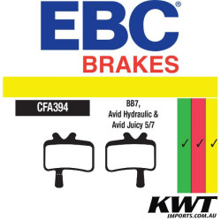 EBC - Avid Bb7 Disc Pads - Avid Hydraulic - Avid Juicy 5/7