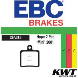 EBC - Pad 318 - Hope 2 Pot Mini 2001 Green