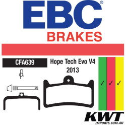 EBC - Pad 639R - Hope Tech Evo V4 Red Downhill Compound