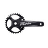 FUNN Crankset - RIDGE - 170mm, Solo Comp chainring, 68/73mm BB, 64/104mm BCD - 24mm SPINDLE