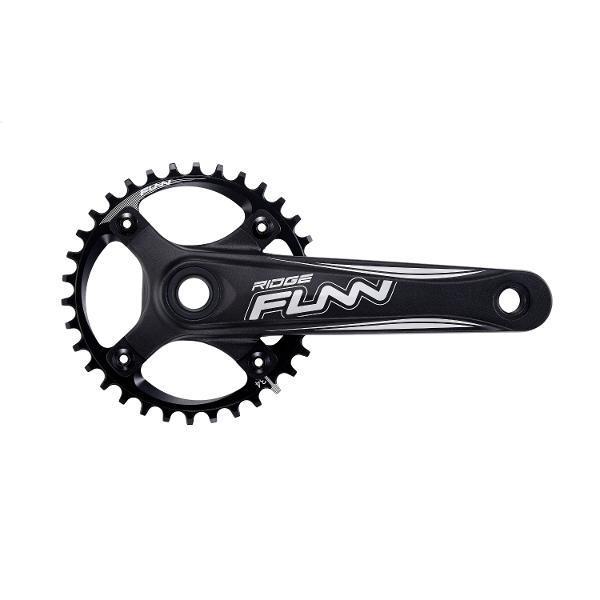 FUNN Crankset - RIDGE - 175mm, Solo Comp chainring, 68/73mm BB, 64/104mm BCD - 24mm SPINDLE