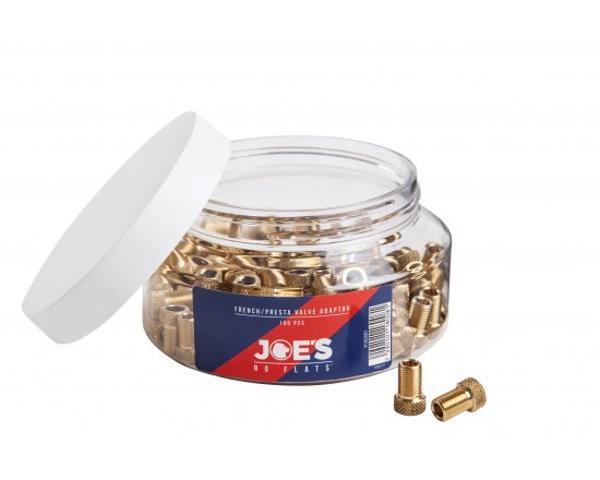 JOES NO-FLATS Presta Valve Brass Adaptor