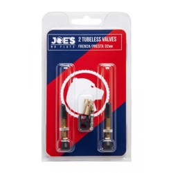 JOES NO-FLATS Presta Valve Twin Pack - rounded base