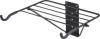 KWT BIKE STORAGE WALL MOUNT STORAGE RACK WITH HELMET & ACCESSORY SHELF
