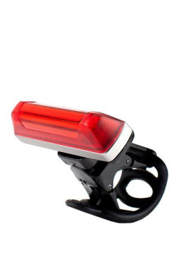 KWT LIGHT USB REAR STEALTH II - 40 lmns AREO STRAP & JERSEY CLIP