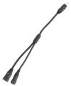 MAGICSHINE Y-Cable - 1xOval M/F & 1 x Round F