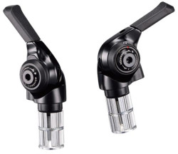 MICROSHIFT Bar End Shifter - BS-M10 - 2/3 x 10 Speed - Pair (Shimano Mountain)