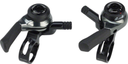 MICROSHIFT Thumb Shifter - SL-M11 - 2/3 x 11 Speed - Pair (Shimano Mountain)