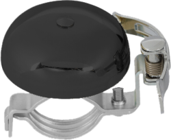 NUVO Bell - NH-B618BSO - 45mm, BLACK, FOR 22.2mm - 25.4mm, brass top with steel base