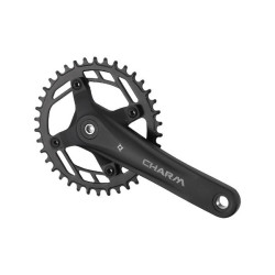 PROWHEEL JUNIOR Crankset - CHARM-FD04S - 155mm Length - 148 Boost - 32T Narrow Wide 10/11s - Square Taper 122.5mm Axle - Black