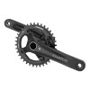 PROWHEEL MTB Crankset - CHARM-FD099A - 165mm Length - Inc BSA 73mm BB - Non Boost - 32T Narrow Wide 11s - 24mm Axle - Black
