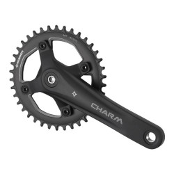 PROWHEEL MTB Crankset - CHARM-FD099A - 175mm Length - Non Boost - 32T Narrow Wide 10/11s - Square Taper 113mm Axle - Black