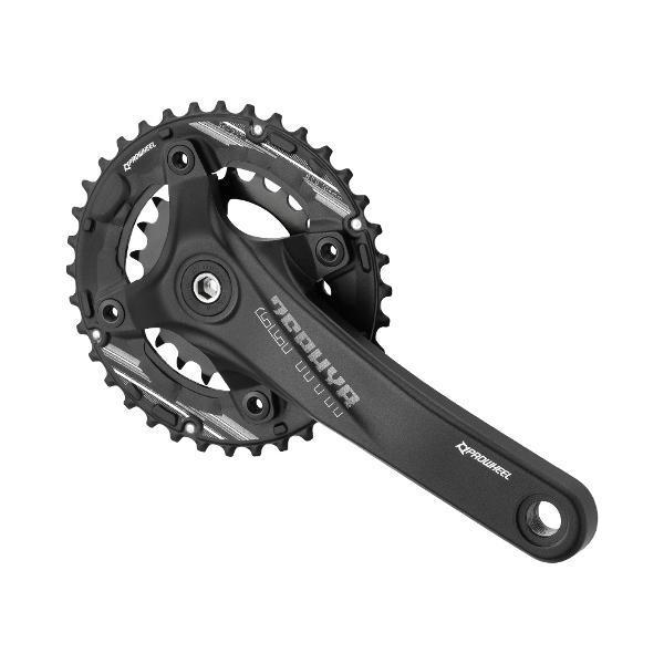 PROWHEEL MTB Crankset - ZEPHYR-551 - 2x 38-24T 10s - Square Taper 113mm Axle