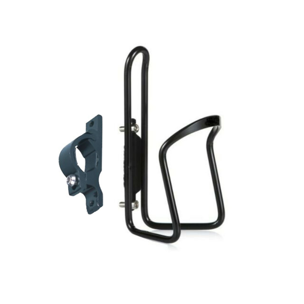 QBP Bottle Cage - Alloy, Black with Handlebar mount