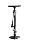 QBP Floor Pump - AIR ATTACK - Alloy Barrel, Plastic Base, Twin Head Valve - 120 PSI