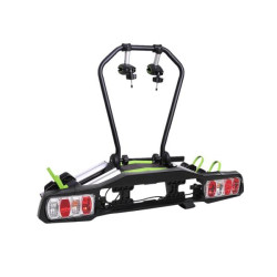 STOWAWAY Car Rack Bike Carrier - Tow Ball Mount, 2 Bikes, Folding Design