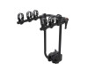 STOWAWAY Car Rack Bike Carrier - Tow Ball Mount, 3 Bikes, Push/Tilt Design