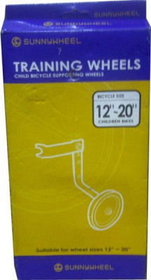 SUNNYWHEEL Kids Training Wheel - Universal 12-20 inch with stabiliser bars