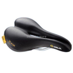 VELO Saddle LADIES - PLUSH - Inclined, Centre Cut Out length 252mm, width 174