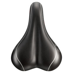 VELO Saddle LADIES - VOAM GEL - Steel Rails - 250mm x 170mm, 413g
