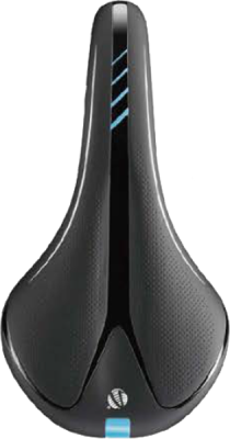 VELO Saddle MENS - SPORT - CRMO Rails, High Density Foam - 280mm x 148mm, 266g