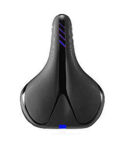 VELO Saddle UNISEX - COMFORT - High Density Foam, Steel Rails, - 262mm x 195mm, 452g