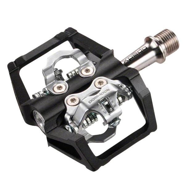 XPEDO Pedal - BALDWIN - XC Race/ Enduro - CrMo Spindle, Adjustable Posi-Fit retention system, 332g | BLACK