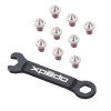 XPEDO Replacement Pin Kit - SPIKE - Qty: 50 Pins Profile: Spike Thread Length: 4.5mm Pin Height: 5mm Includes Pin Wrench