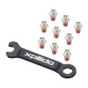 XPEDO Replacement Pin Kit - TWIN-TIP - Qty: 50 Pin Profile: Twin-Tip Thread Length: 4.5mm Pin Height: 5mm Includes Pin Wrench
