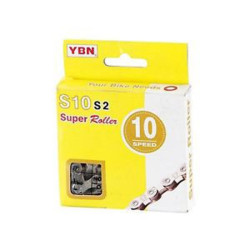 YABAN Chain - 10 Speed - 1/2 X 11/128 X 116L - Silver/Silver