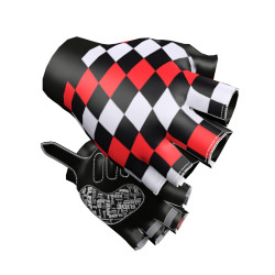 Glove Big Ring Caesar Black Permanent Geranium Lake Mens-BR4136