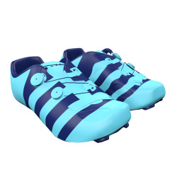 Bicycle Shoe Carbon Customized Big Ring Valentine Cyan Navy BR4009-160 unisex