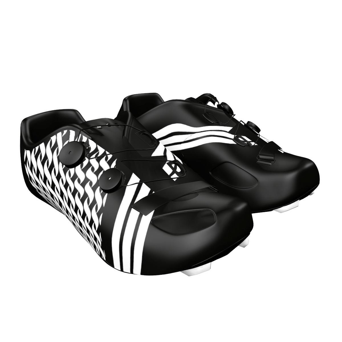 Bicycle Shoe Carbon Customised Big Ring Griffin unisex Black  Gray-BR5034