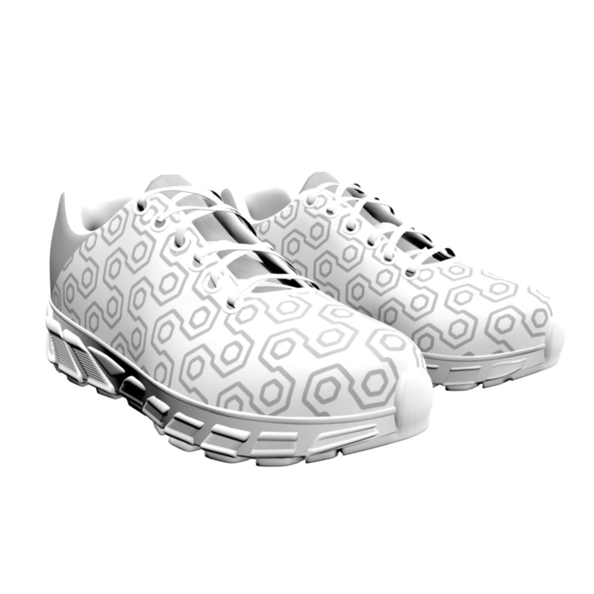 Runner Big Ring Waylon White Metallic Silver Mens-BR5161