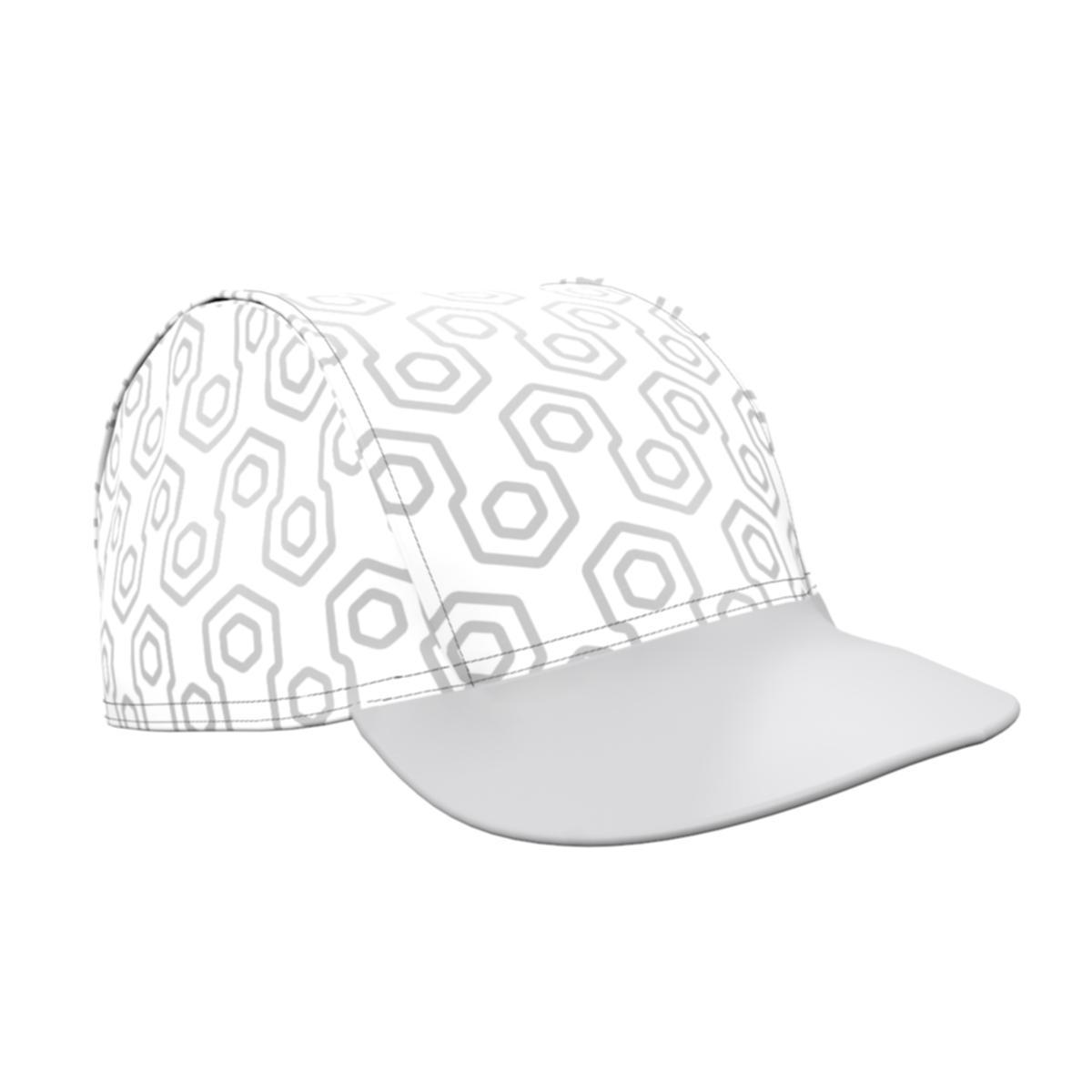 Cap Big Ring Waylon White Metallic Silver Mens-BR5161