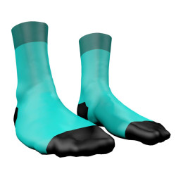 Sock Big Ring Ada Persian Green Dark Gunmetal unisex-BR5075