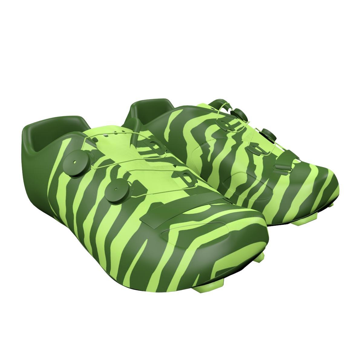Bicycle Shoe Carbon Customized Big Ring Gilbert Lime Pine BR4010 unisex