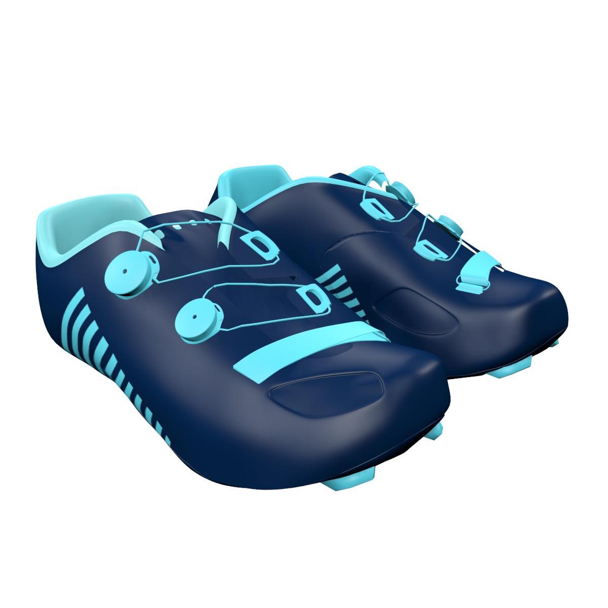 Bicycle Shoe Carbon Customized Big Ring Bengal Denim Cyan BR4014 unisex